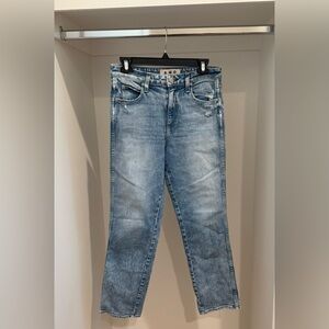 AMO Chloe Crop, Liberty Jeans. Size 27